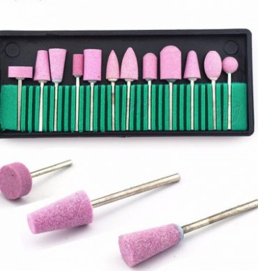 KIT FRESA DE UÑAS  PARA EL TORNO MATERIAL ROCA