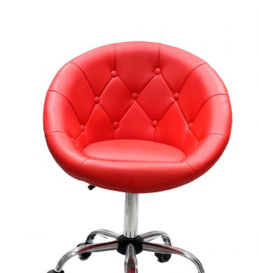 SILLA CON ESPALDA ROJO