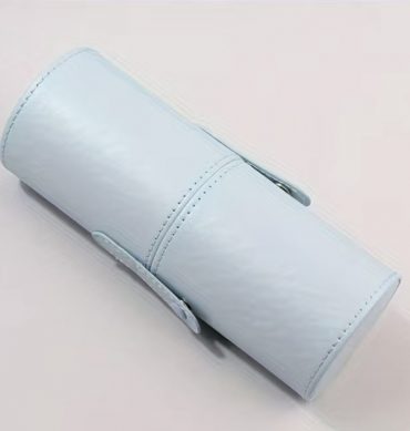 ORGANIZADOR PARA BROCHAS DE PIEL COLOR AZUL