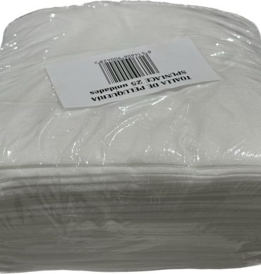 TOALLA DE PELUQUERIA SPUNLACE 25 UNIDADES