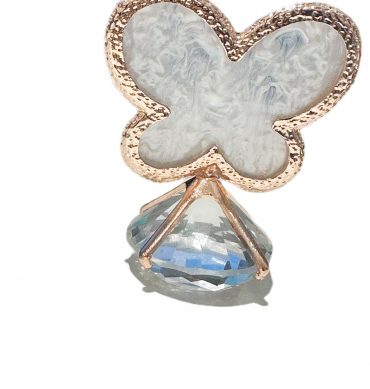 PALETA ANILLO DIAMANTE DE MARIPOSA