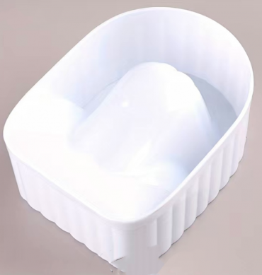 MOJADEDO PARA UNAS DE PLASTICO COLOR BLANCO