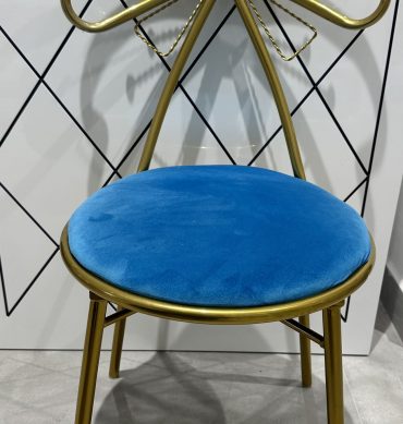SILLA FORMA MARIPOSA TERCIOPELO