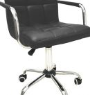 SILLA ESTETICA CON BRAZO NEGRO
