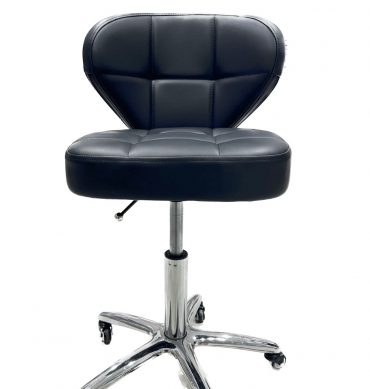 SILLA CON ESPALDA SIN BRAZO NEGRO