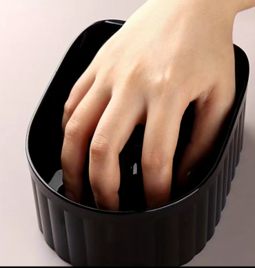 MOJADEDO PARA UNAS DE PLASTICO COLOR NEGRO