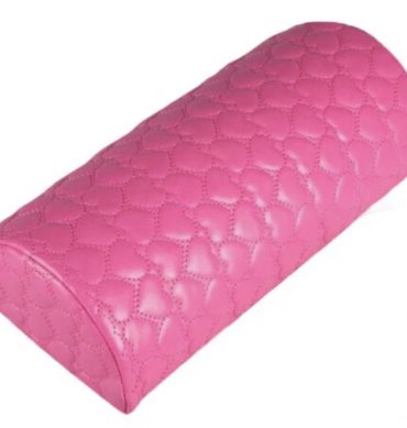 REPOSABRAZOS SUAVE PARA MANICURA,SOPORTE DE ALMOHADA PARA BRAZO COLOR FUSIA