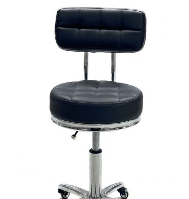 SILLA CON ESPALDA COLOR NEGRO