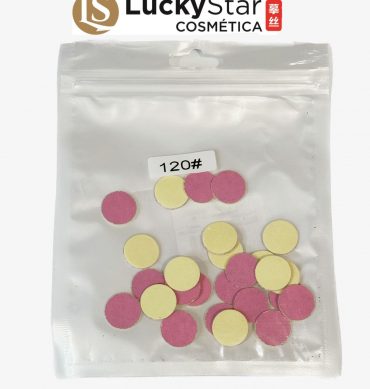 LIJAS DISCO REDONDO COLOR ROSA
