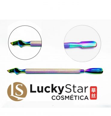 EMPUJADOR DE UÑAS COLORES ACERO INOXIDABLE DE ALTA RESISTENCIA PROFESIONAL LUCKYSTAR