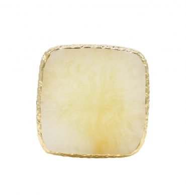 PALETA CUADRADA PARA MEZCLA COLORES DE ESMALTE COLOR AMARILLO