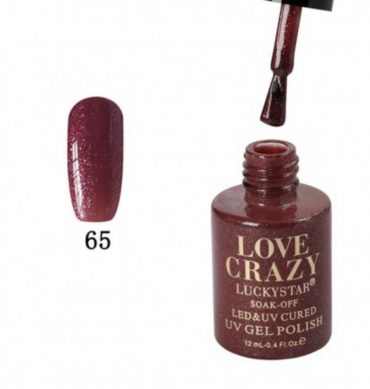 ESMALTE DE GEL SEMIPERMANENTE LOVE CRAZY NUMERO 065