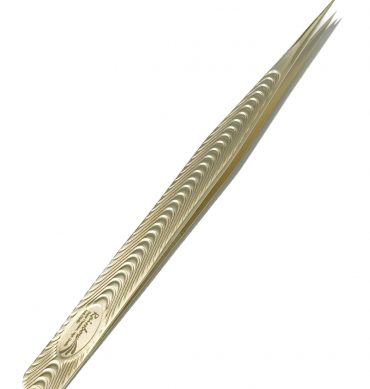 PINZA PESTAÑA DORADO
