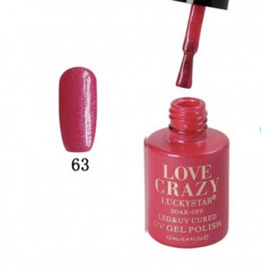 ESMALTE DE GEL SEMIPERMANENTE LOVE CRAZY NUMERO 063