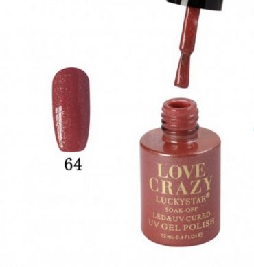 ESMALTE DE GEL SEMIPERMANENTE LOVE CRAZY NUMERO 064