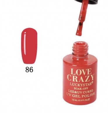 ESMALTE DE GEL SEMIPERMANENTE LOVE CRAZY NUMERO 086