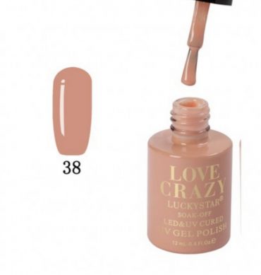 ESMALTE DE GEL SEMIPERMANENTE LOVE CRAZY NUMERO 038