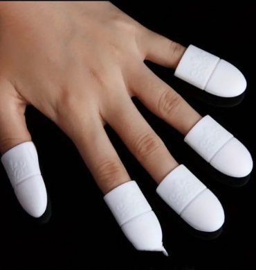 DEDILES SILICONA 5 PCS BLANCO