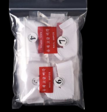 TIP DE UÑA BOLSA DE 500 UNIDADES BLANCO