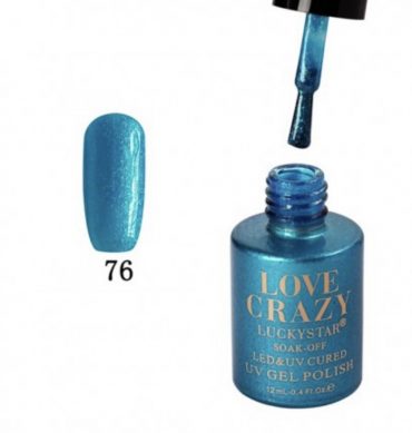 ESMALTE DE GEL SEMIPERMANENTE LOVE CRAZY NUMERO 076
