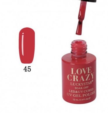 ESMALTE DE GEL SEMIPERMANENTE LOVE CRAZY NUMERO 045