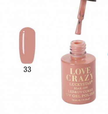 ESMALTE DE GEL SEMIPERMANENTE LOVE CRAZY NUMERO 033