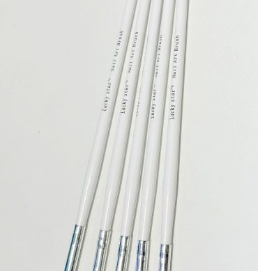 PINCEL DECORADA 5PCS BLANCO