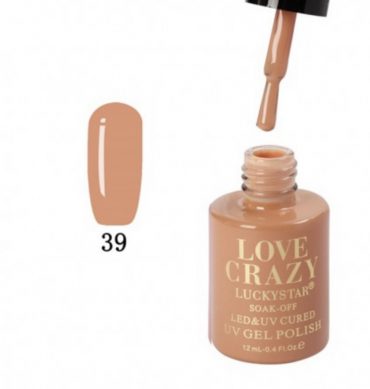 ESMALTE DE GEL SEMIPERMANENTE LOVE CRAZY NUMERO 039