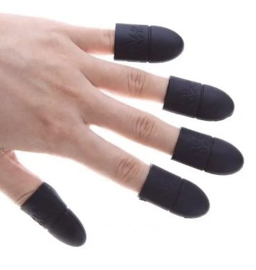 DEDILES SILICONA 5 PCS NEGRO