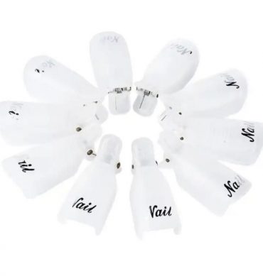 DEDILES DE UÑAS REMOVERDOR 10 PCS BLANCO
