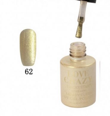 ESMALTE DE GEL SEMIPERMANENTE LOVE CRAZY NUMERO 062