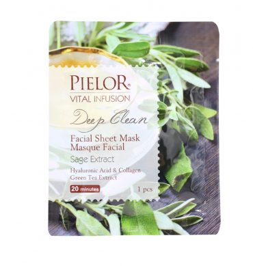 MASCARILLA FACIAL CON SALVIA Y TE VERDE
