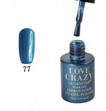 ESMALTE DE GEL SEMIPERMANENTE LOVE CRAZY NUMERO 077