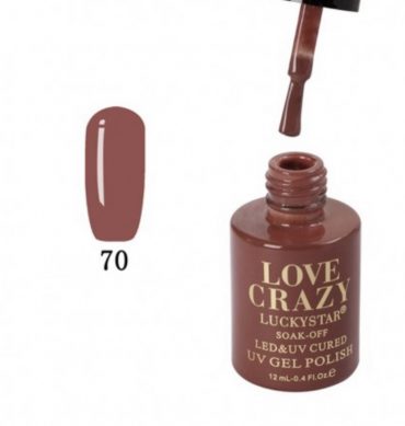 ESMALTE DE GEL SEMIPERMANENTE LOVE CRAZY NUMERO 070