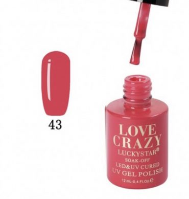 ESMALTE DE GEL SEMIPERMANENTE LOVE CRAZY NUMERO 043