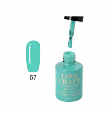 ESMALTE DE GEL SEMIPERMANENTE LOVE CRAZY NUMERO 057