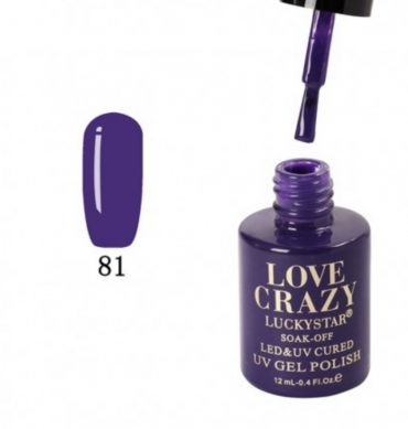ESMALTE DE GEL SEMIPERMANENTE LOVE CRAZY NUMERO 081