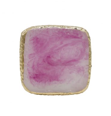 PALETA CUADRADA PARA MEZCLA COLORES DE ESMALTE COLOR MORADO