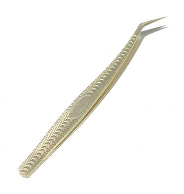 PINZA PESTAÑA DORADO