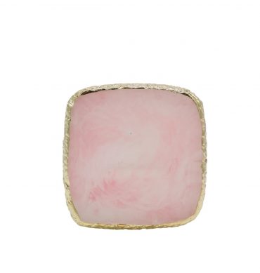 PALETA CUADRADA PARA MEZCLA COLORES DE ESMALTE COLOR ROSA
