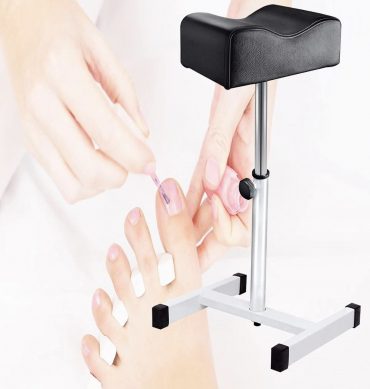 APOYA PIES PEDICURA PROFESIONAL COLOR NEGRO